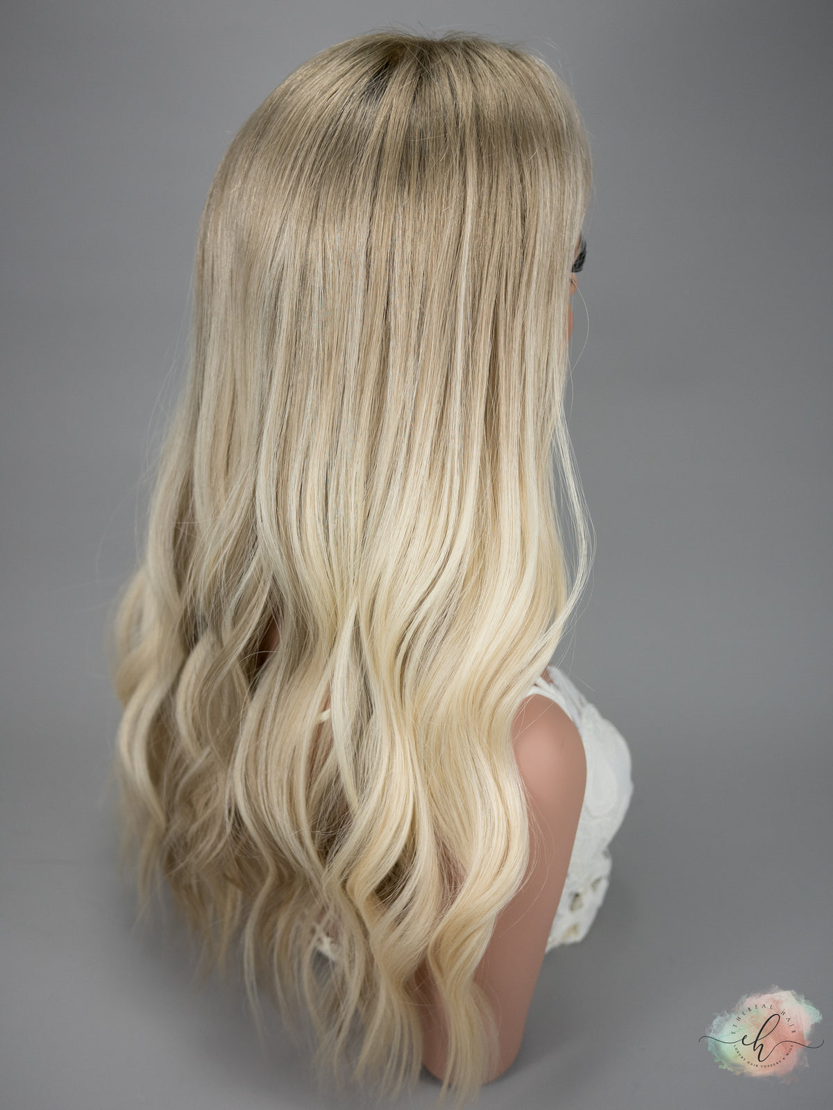 “SUN BLEACHED&quot; Exquisite Topper: Lace Top, 8x8, 24&quot;