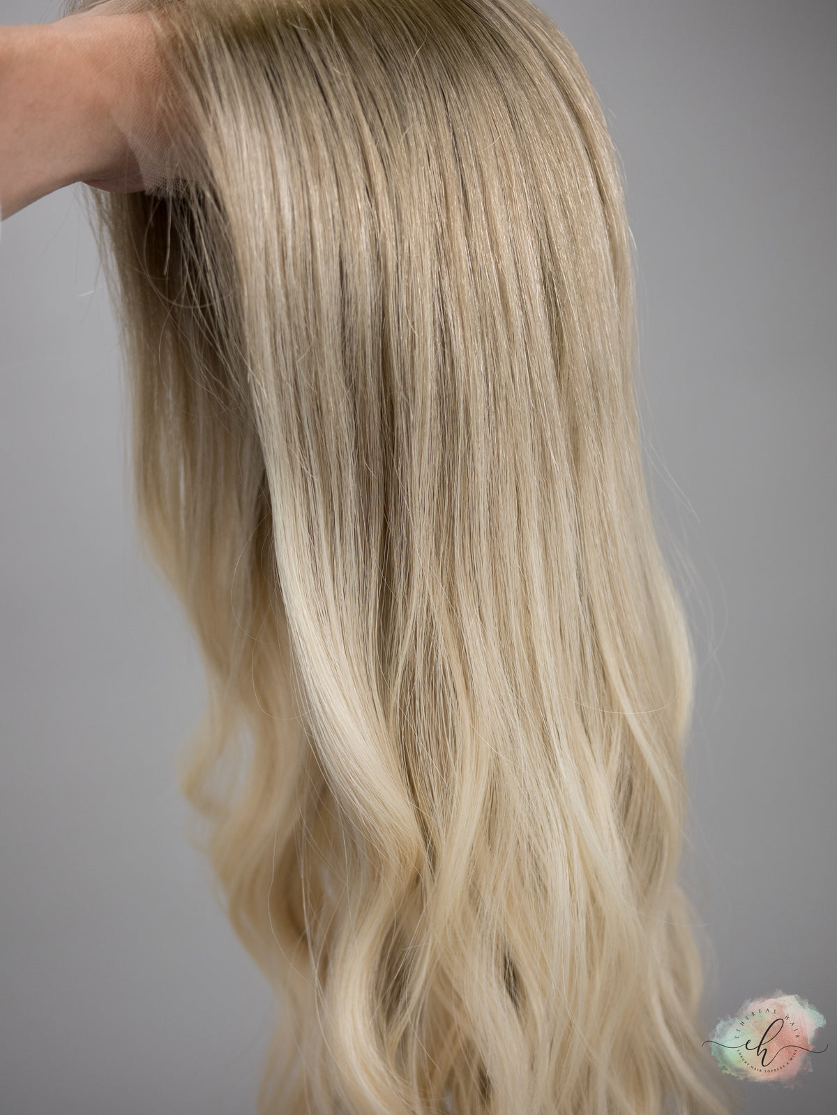 “SUN BLEACHED&quot; Exquisite Topper: Lace Top, 8x8, 24&quot;