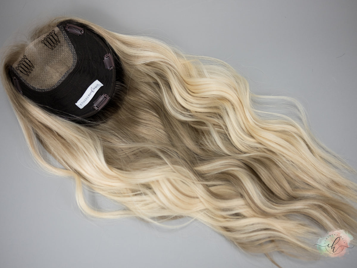 “SUN BLEACHED&quot; Exquisite Topper: Lace Top, 8x8, 24&quot;