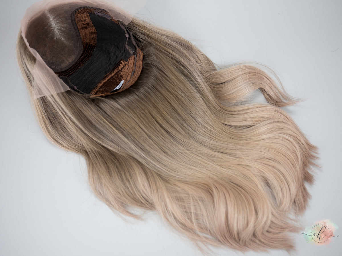 &quot;MOONDANCE&quot; Exquisite Wig: Lace Top, Sz. S/M, 21&quot;