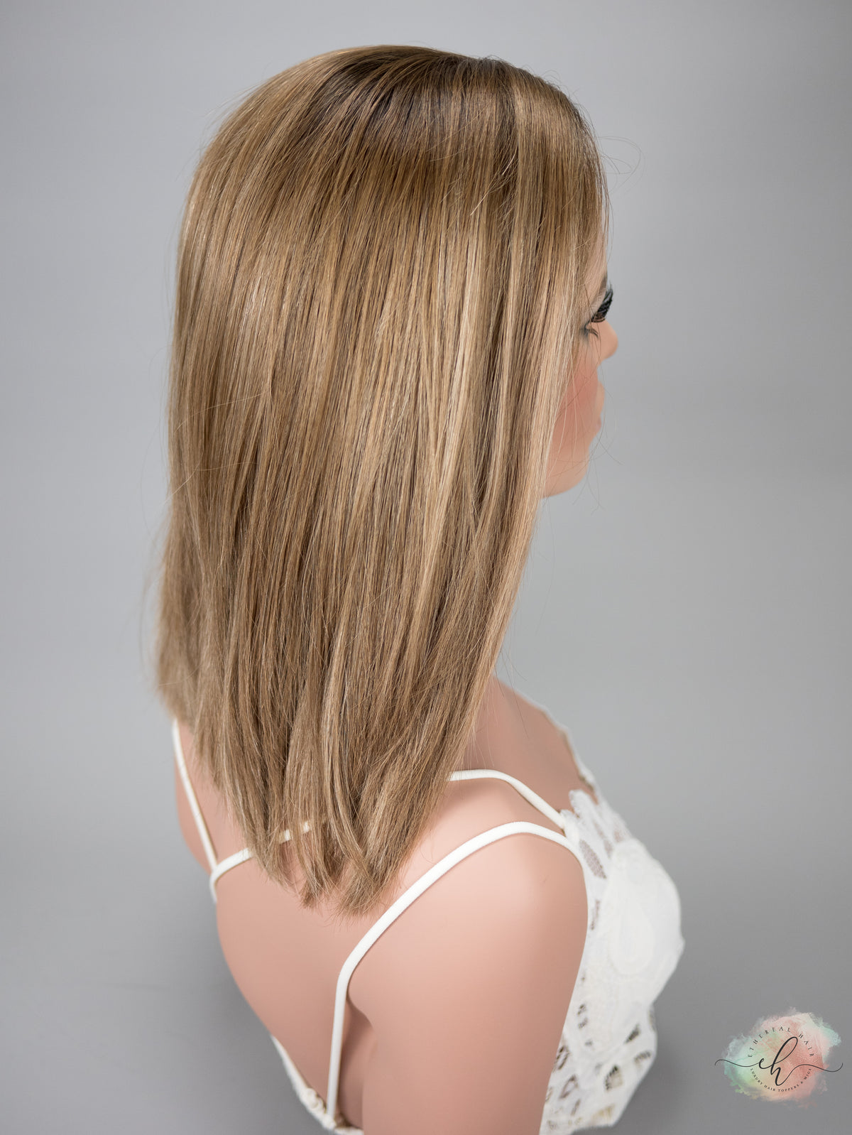 “SABRINA&quot; Premium Wig: Lace Top, Sz. M/L, 15-16&quot; Long Bob Cut