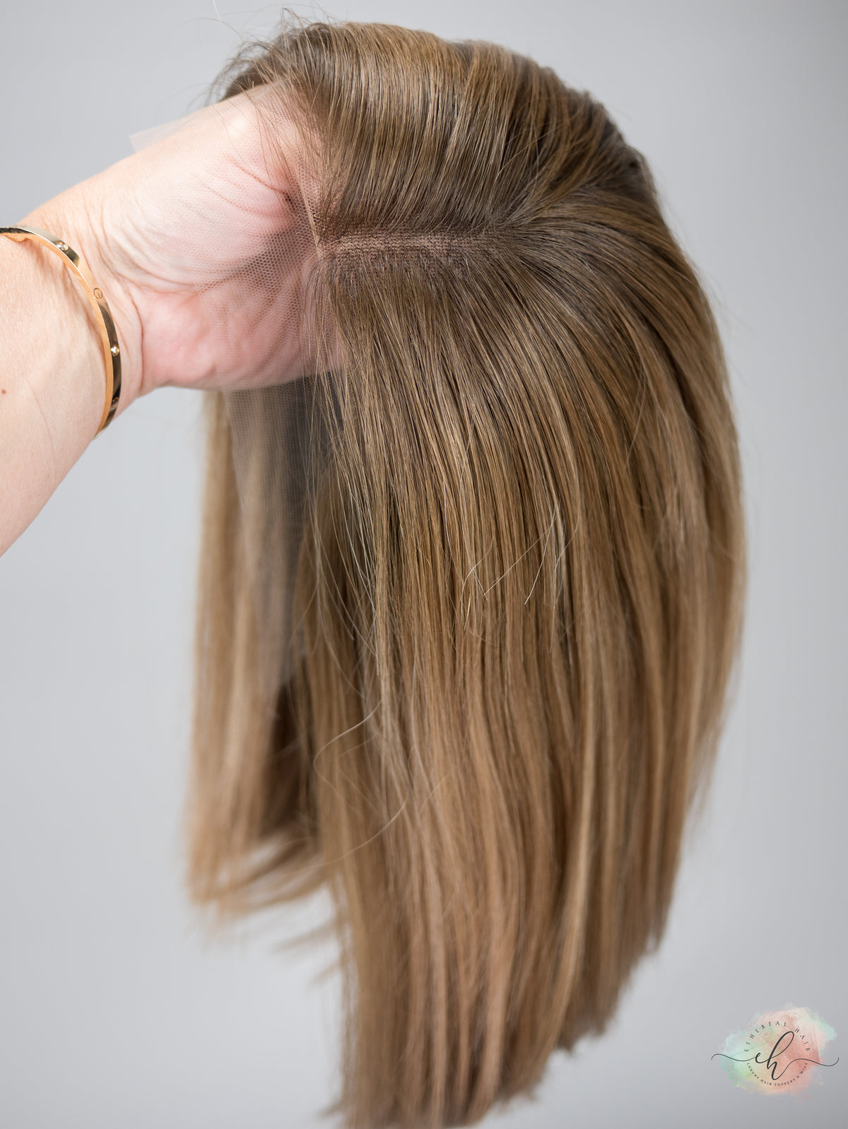 “SABRINA&quot; Premium Wig: Lace Top, Sz. M/L, 15-16&quot; Long Bob Cut