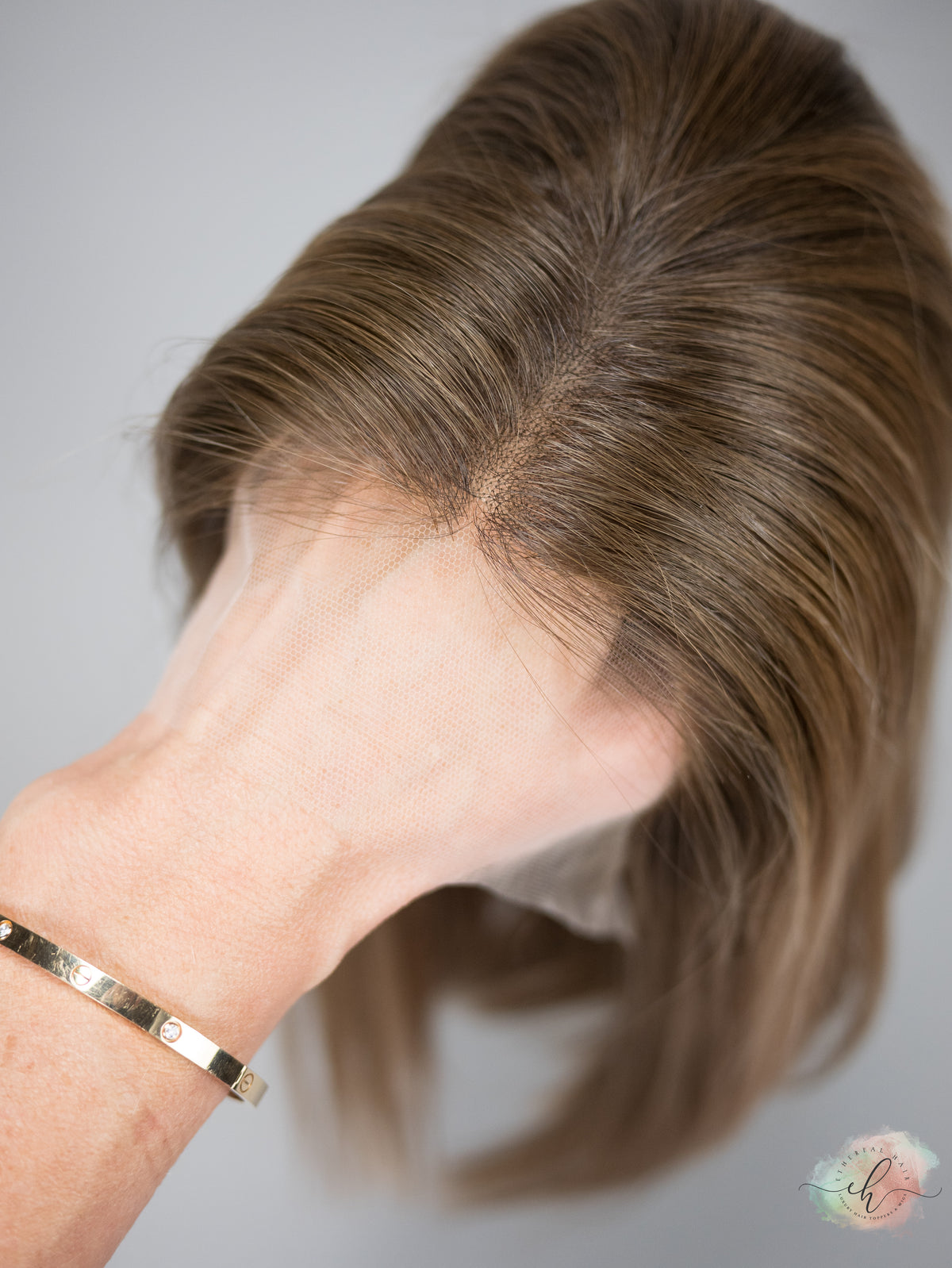 “SABRINA&quot; Premium Wig: Lace Top, Sz. M/L, 15-16&quot; Long Bob Cut