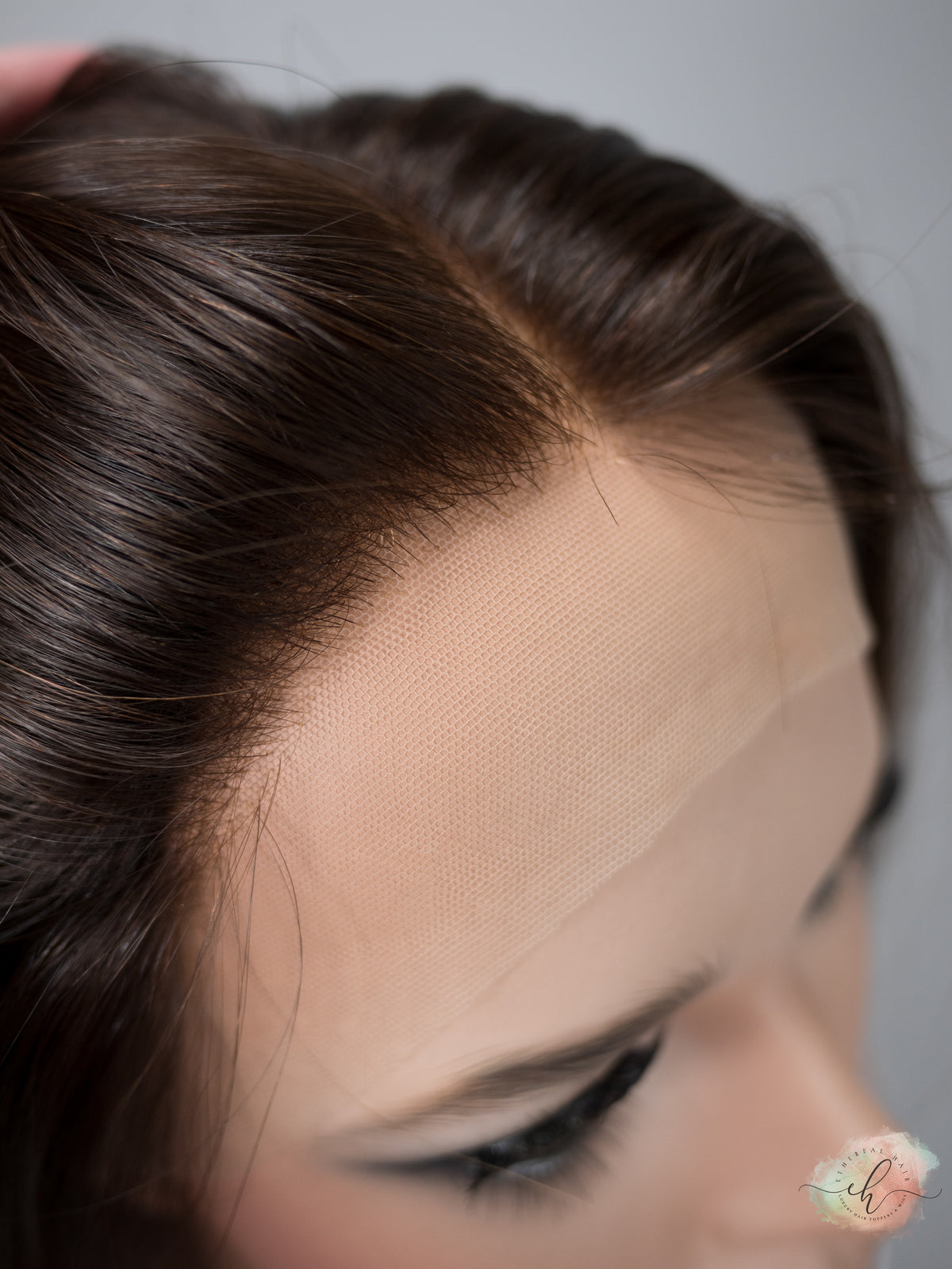 “BROWN SUGAR&quot; Exquisite Wig: Lace Top, Fully Handtied, Sz. S/M, 15&quot; Long Bob