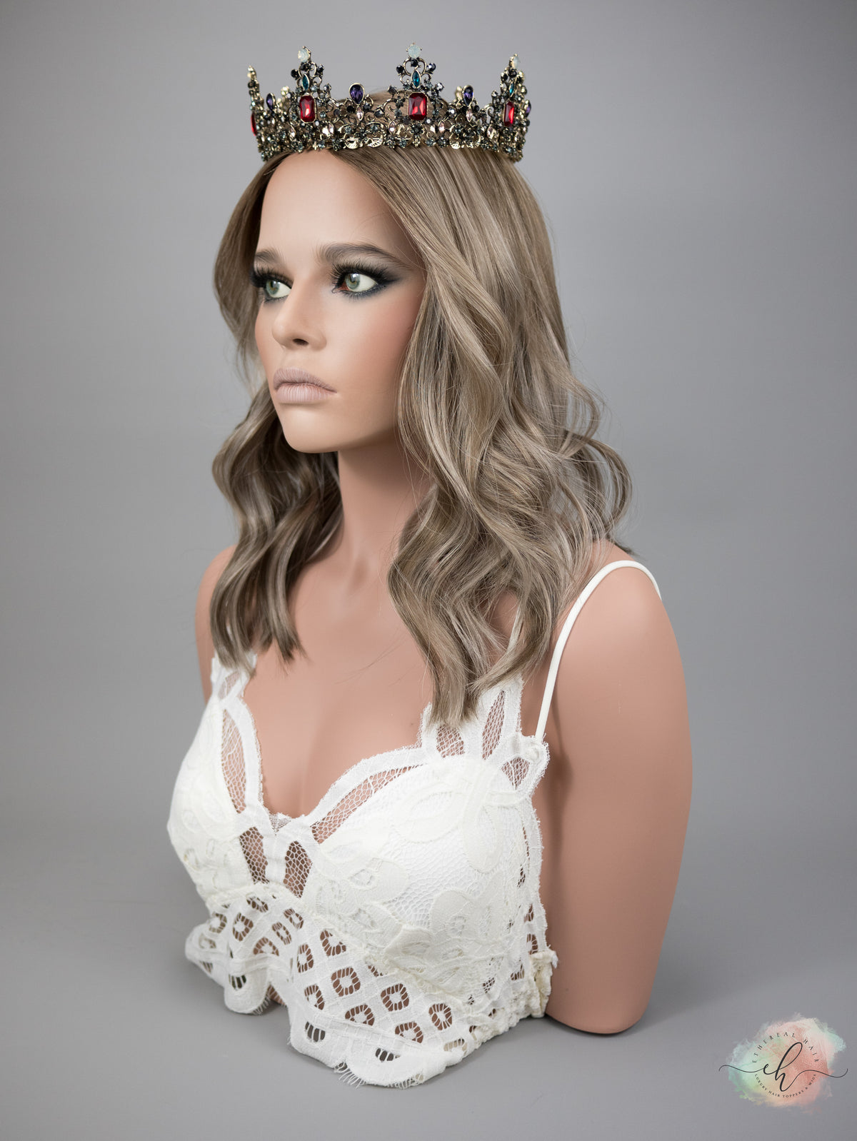 “DOO WOP&quot; Exquisite Topper: Silk Top, 8x8, 17-18&quot;