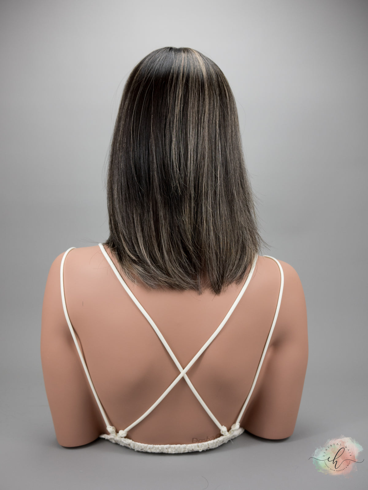 “YOU OUGHTA KNOW&quot; Exquisite Topper: Silk Top, 8x8, 14&quot;, Curtain Bangs