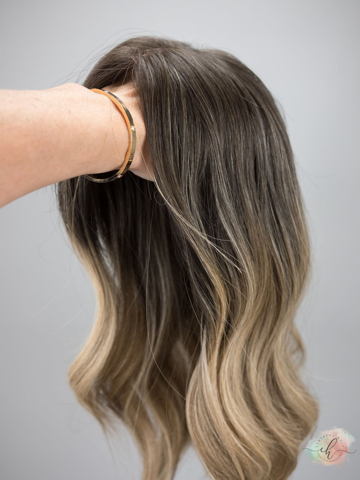 “NADIA&quot; Premium Topper: Closed Lace Top, 8x8, 17-18&quot;