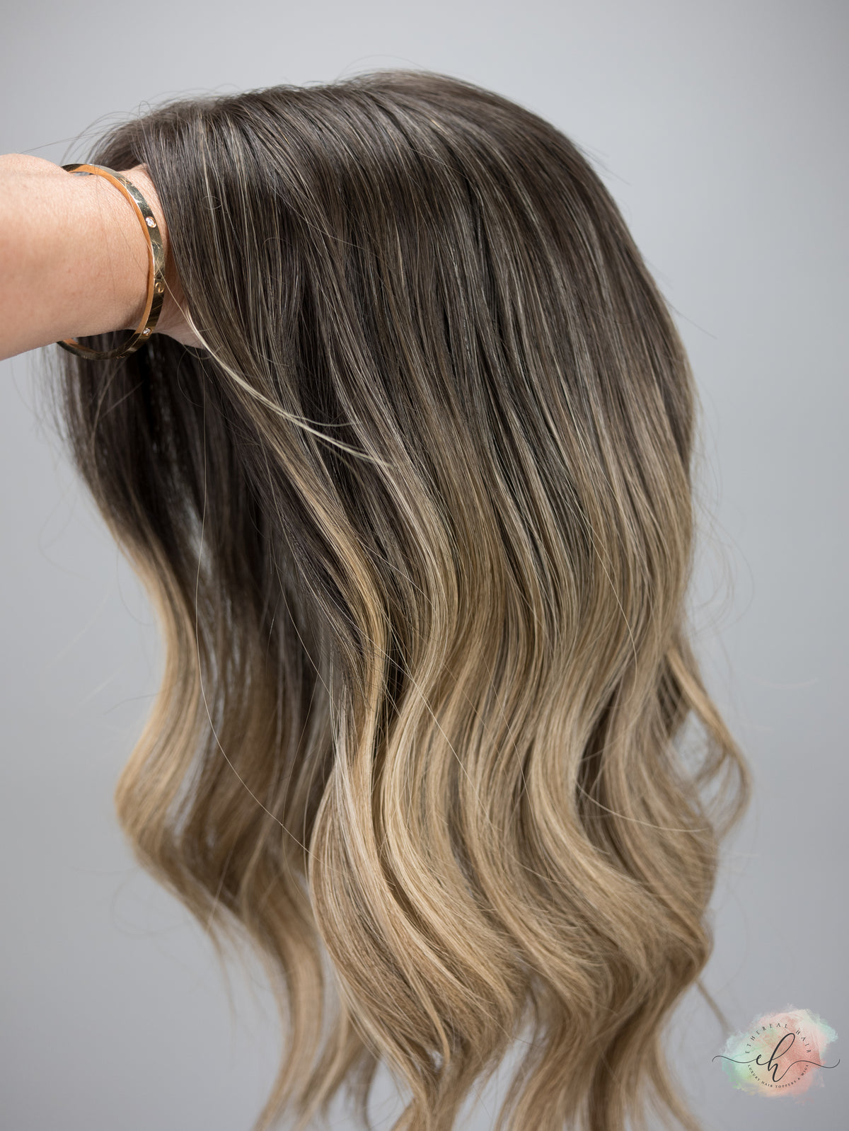 “NADIA&quot; Premium Topper: Closed Lace Top, 8x8, 17-18&quot;