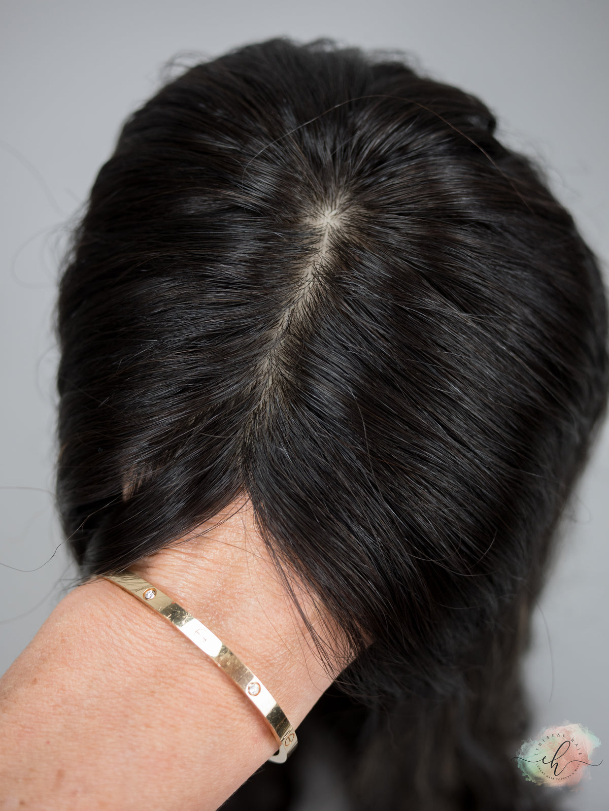 “RHIANNON HIGHLIGHT&quot; Premium Topper: Silk Top, 9x9, 23-24&quot;, Wavy