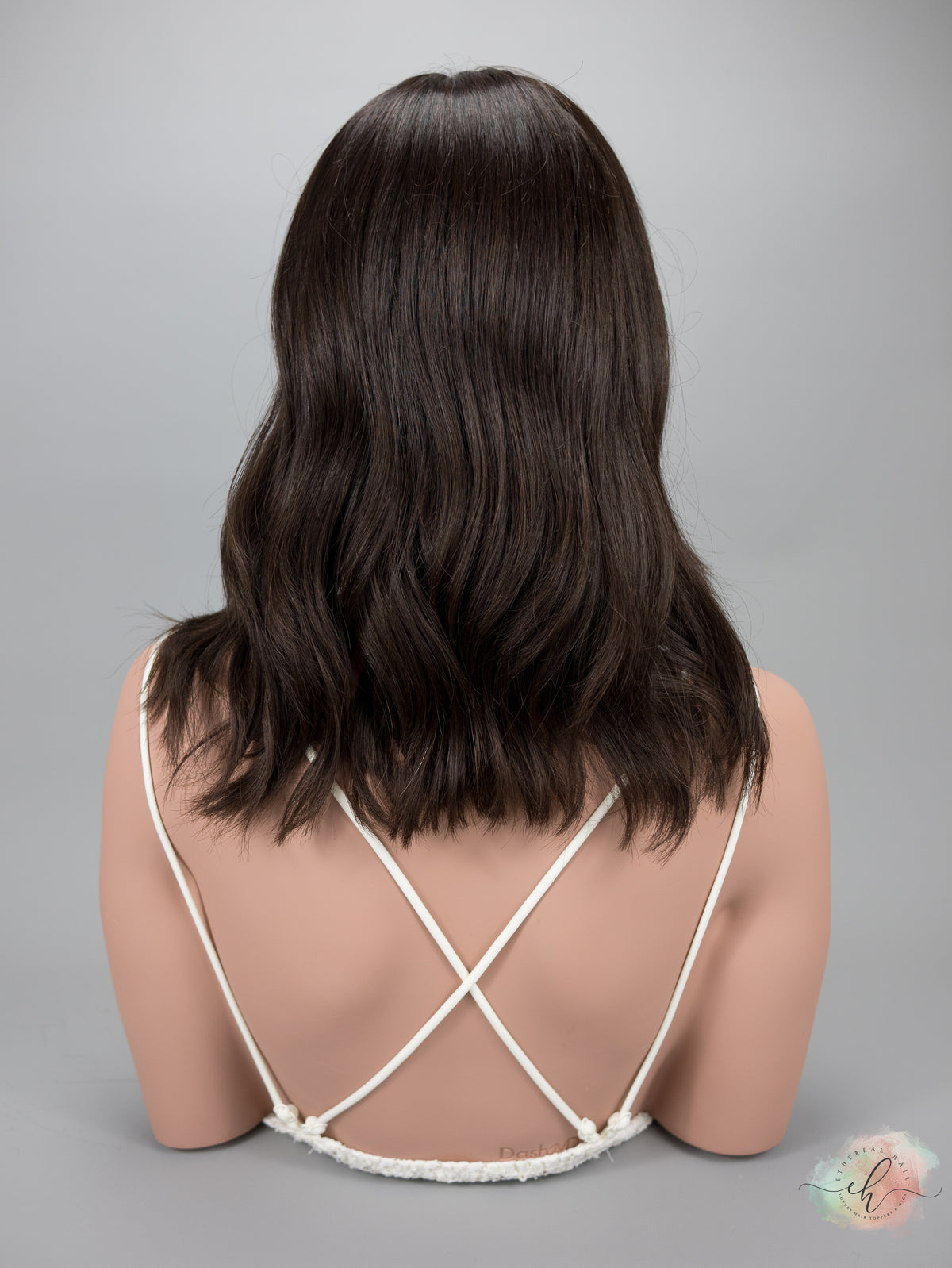 DOORBUSTER “LARK&quot; Premium Wig: Lace Top, Fully Handtied, Sz. M, 16&quot;