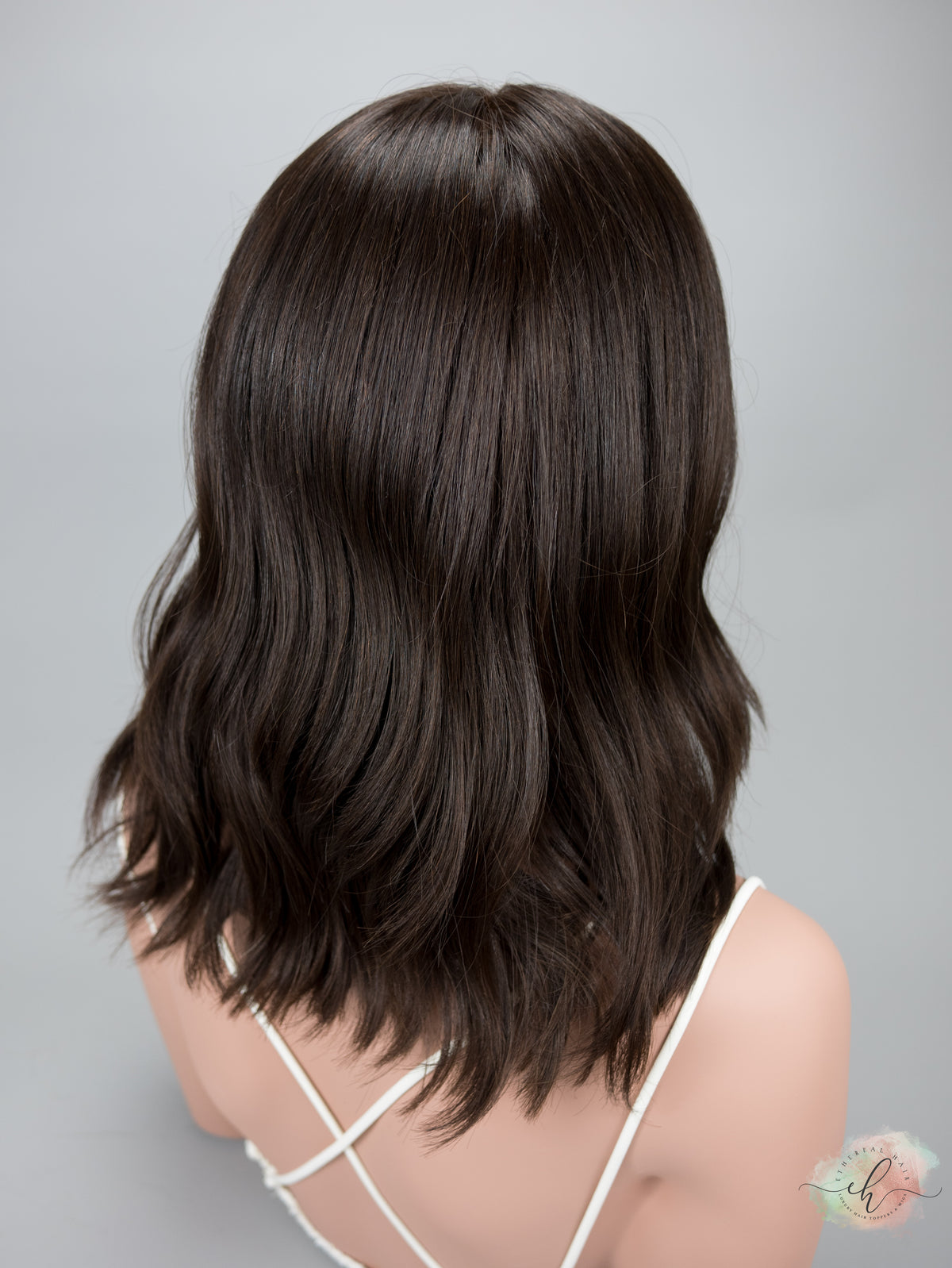 DOORBUSTER “LARK&quot; Premium Wig: Lace Top, Fully Handtied, Sz. M, 16&quot;