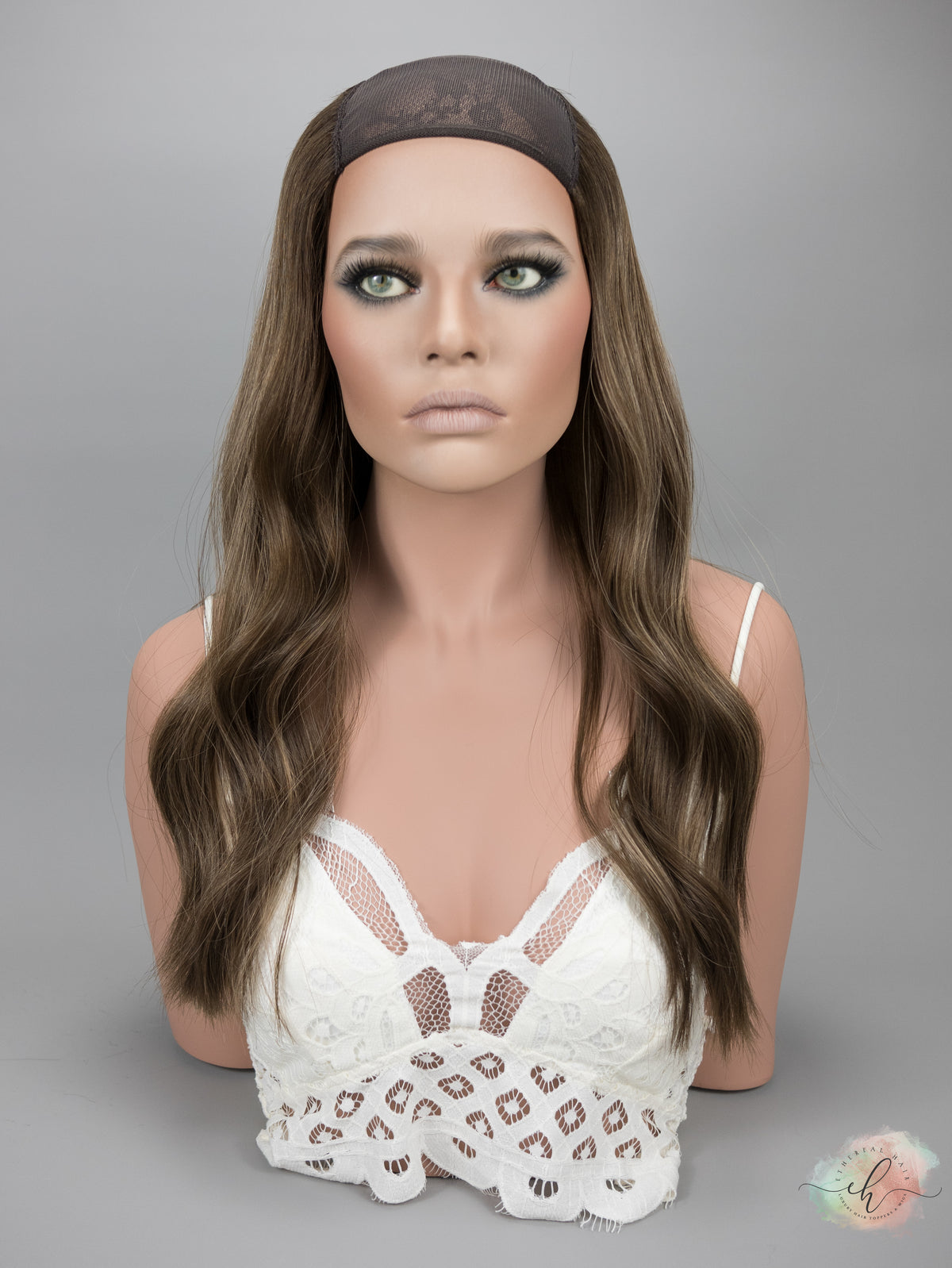 DOORBUSTER “PRAIRIE&quot; Premium HAT FALL Wig: Sz. M, 23-24&quot;