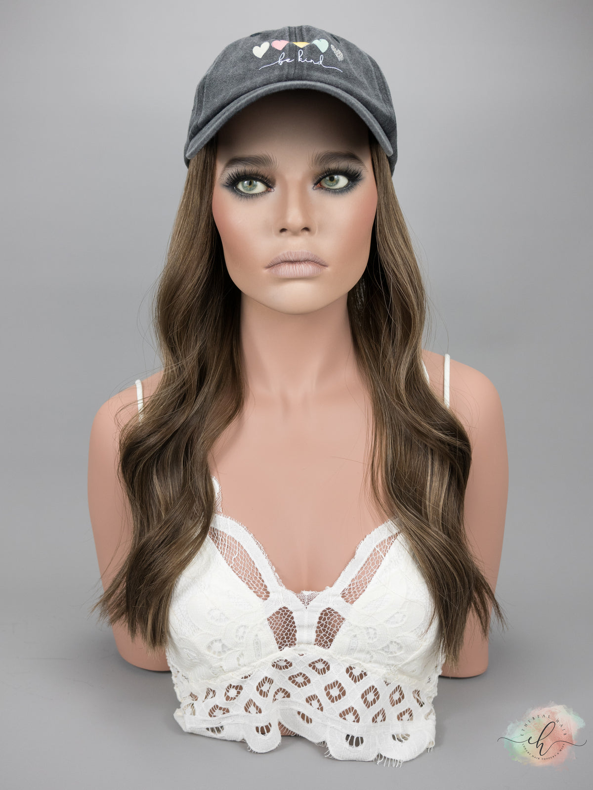 DOORBUSTER “PRAIRIE&quot; Premium HAT FALL Wig: Sz. M, 23-24&quot;