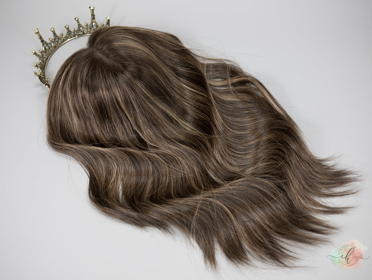 DOORBUSTER “JOSIE&quot; Premium Topper: Closed Lace Top, 8x8, 17&quot;