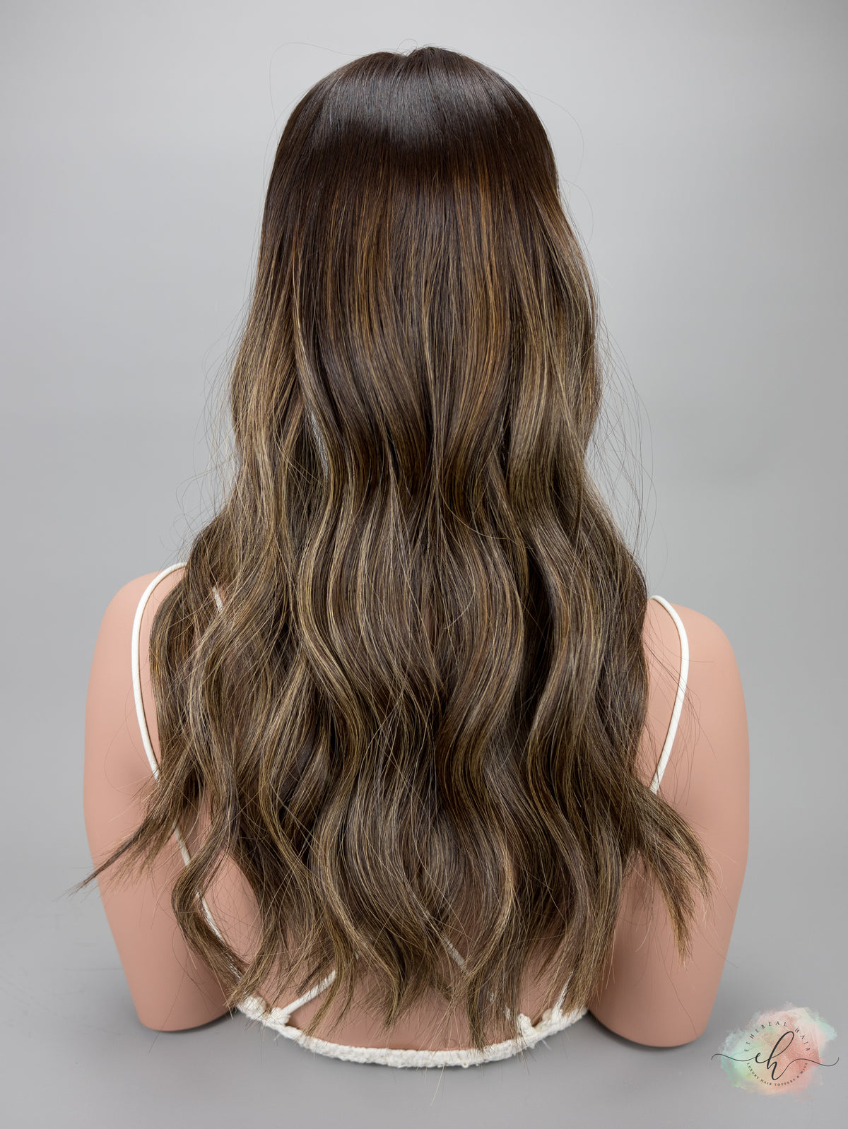 “LARK BALAYAGE&quot; Premium Topper: Silk Top, 6x7, 21&quot;