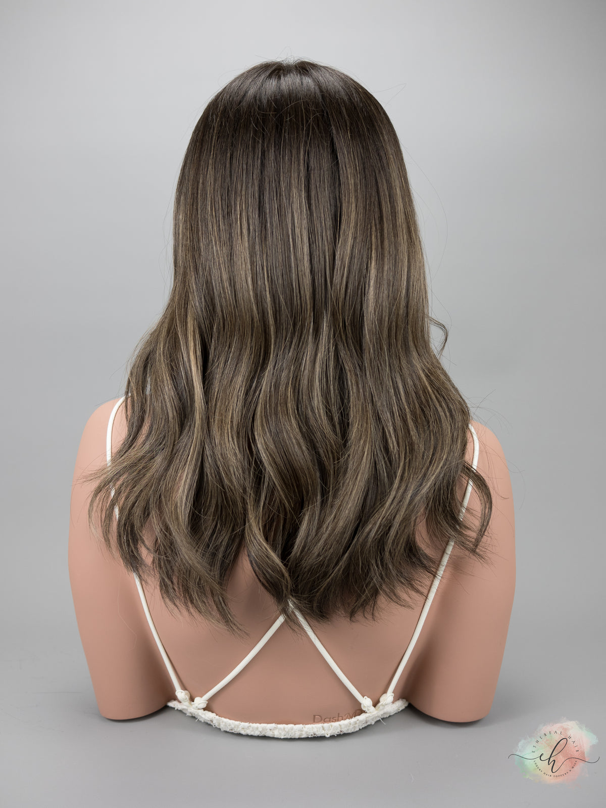 “TERRA&quot; Premium Wig: Lace Top, Fully Handtied, Sz. S/M, 19&quot;