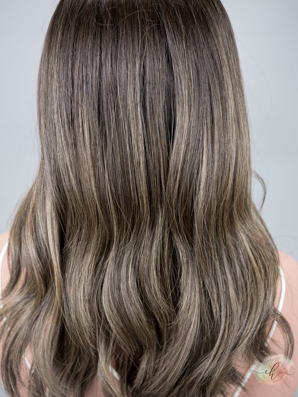 “TERRA&quot; Premium Wig: Lace Top, Fully Handtied, Sz. S/M, 19&quot;