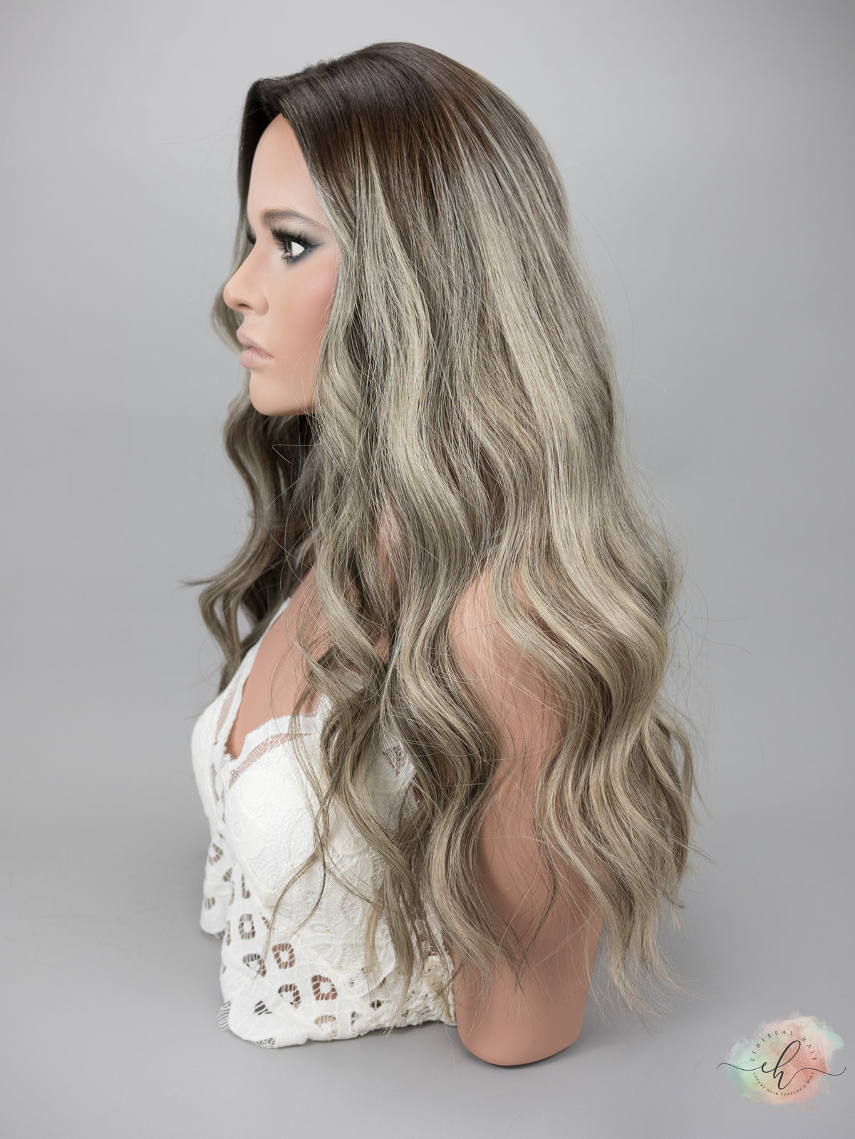 &quot;POLAR PLUNGE&quot; Exquisite Topper: Silk Top, 7x8, 25&quot;