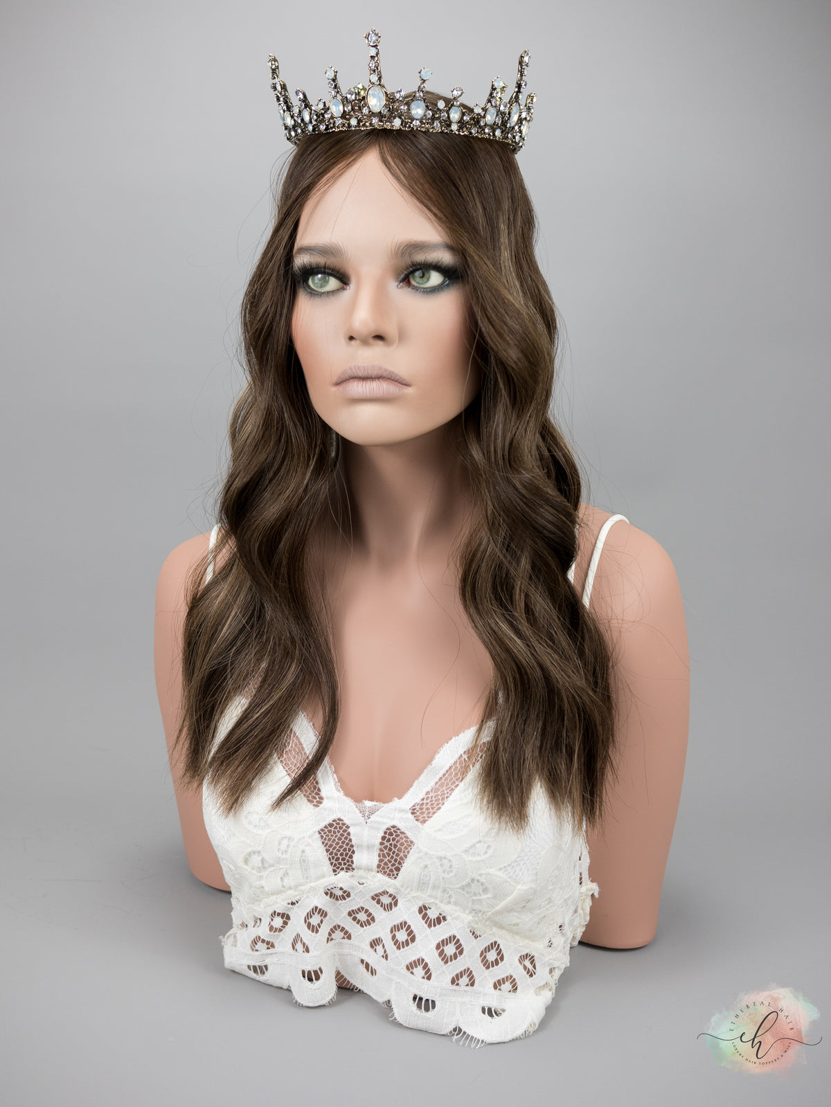 “LUNA BALAYAGE&quot; Premium Topper: Silk Top, 8x8, 20&quot;