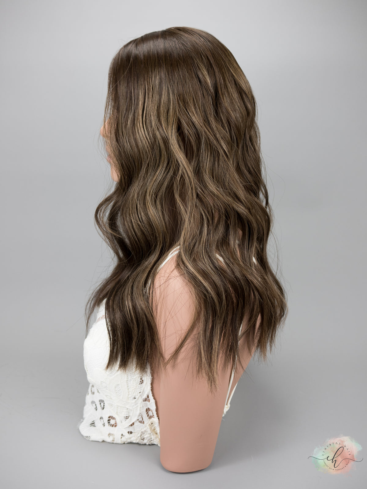 “LUNA BALAYAGE&quot; Premium Topper: Silk Top, 8x8, 20&quot;