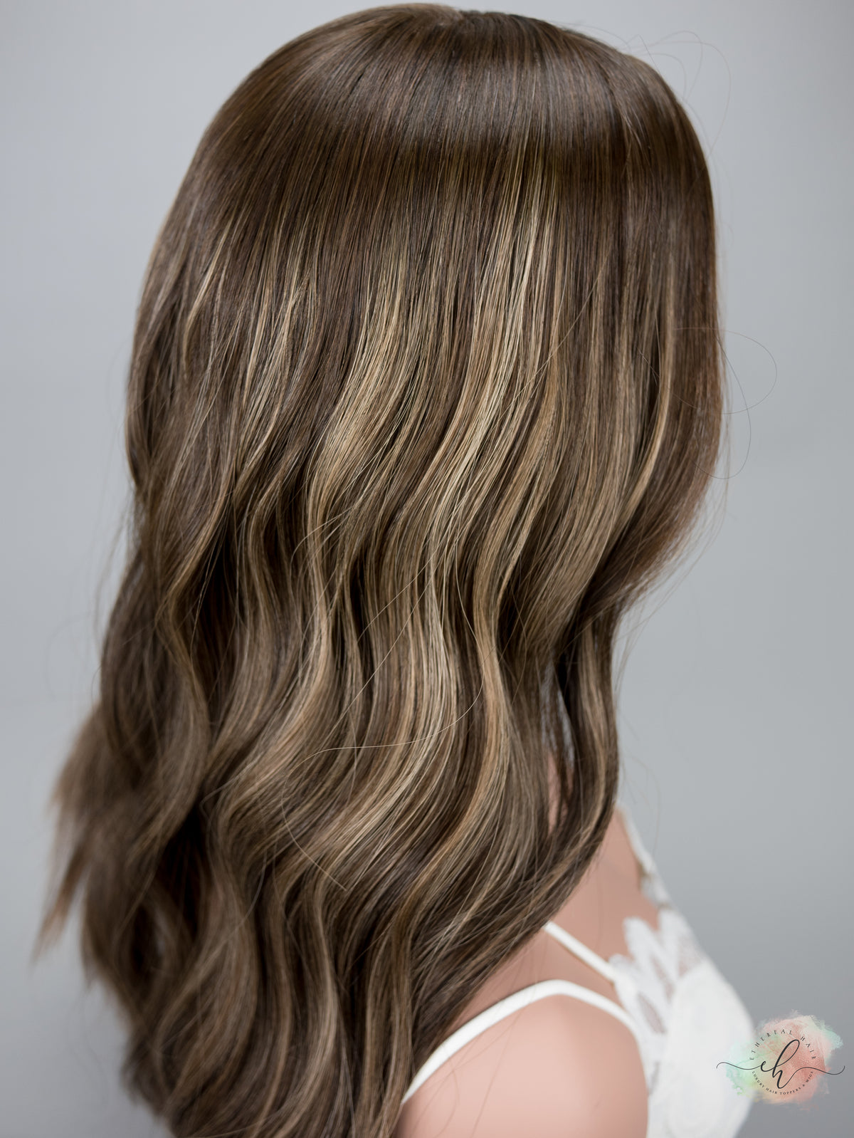 “LUNA BALAYAGE&quot; Premium Topper: Silk Top, 8x8, 20&quot;