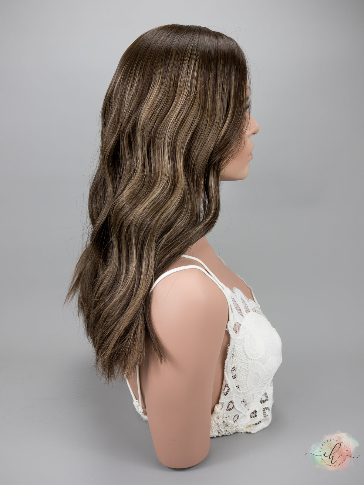 “LUNA BALAYAGE&quot; Premium Topper: Silk Top, 8x8, 20&quot;