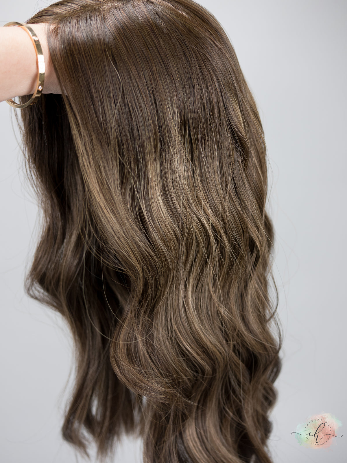 “LUNA BALAYAGE&quot; Premium Topper: Silk Top, 8x8, 20&quot;