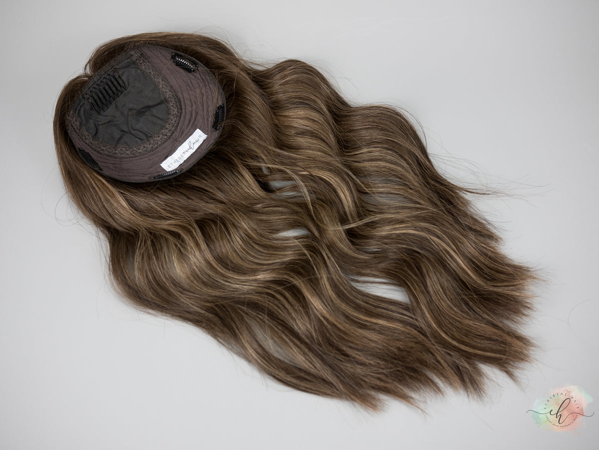 “LUNA BALAYAGE&quot; Premium Topper: Silk Top, 8x8, 20&quot;