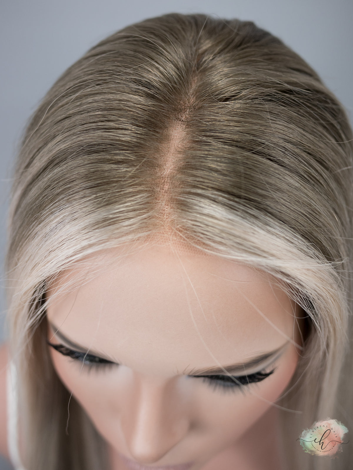 SAMPLE SALE “ESKIMO KISS&quot; Exquisite Wig: Lace Top, Sz. M, 22-23&quot;