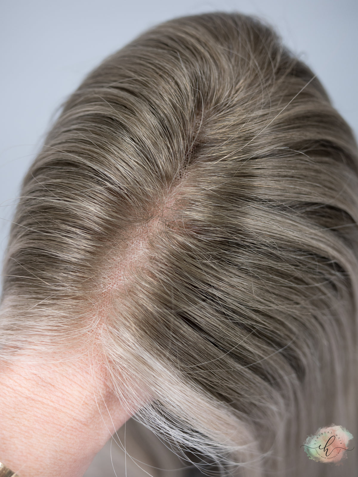 SAMPLE SALE “ESKIMO KISS&quot; Exquisite Wig: Lace Top, Sz. M, 22-23&quot;