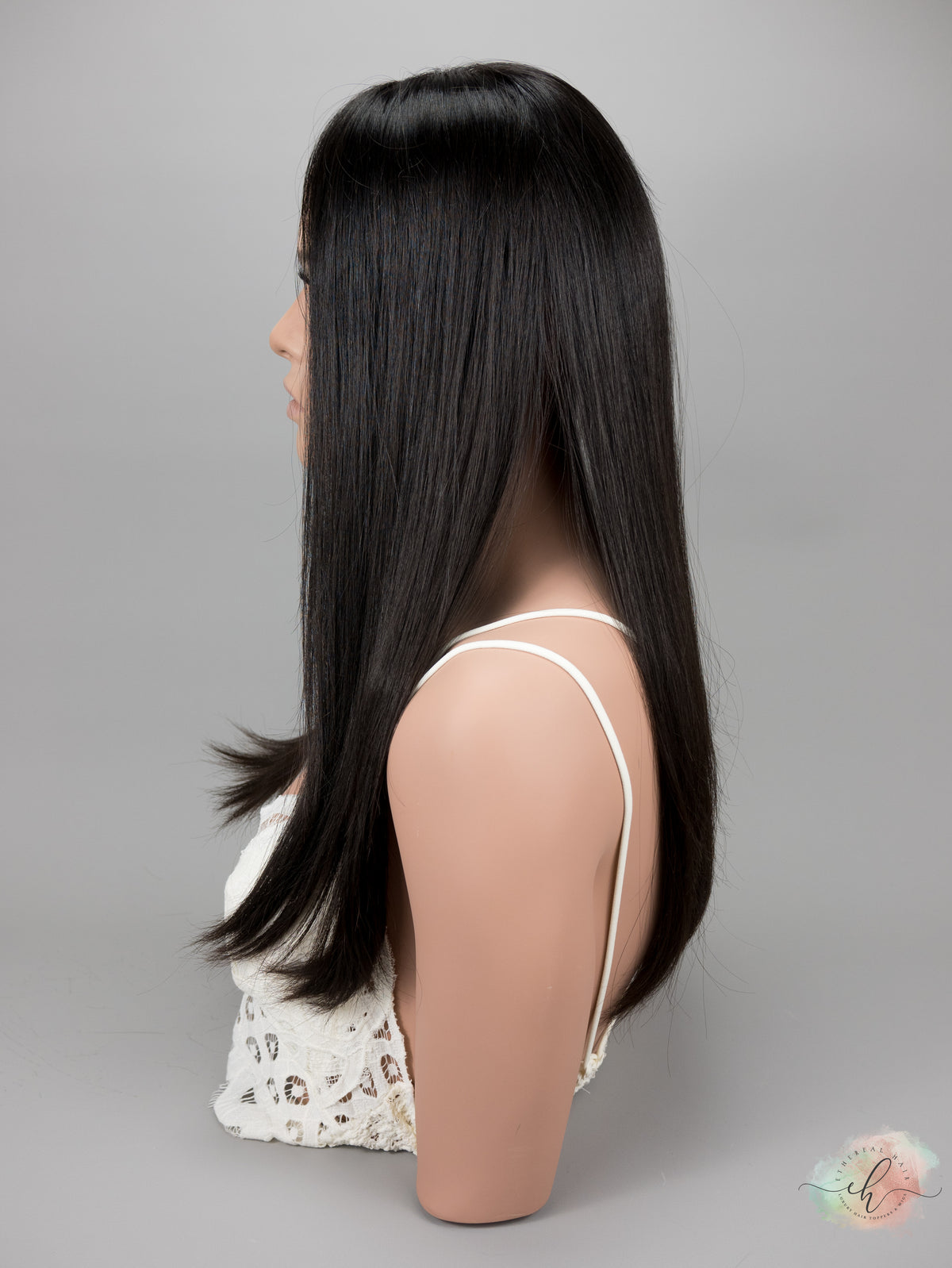 “RHIANNON" Premium Topper: Closed Lace Top, 8x8, 20-21"