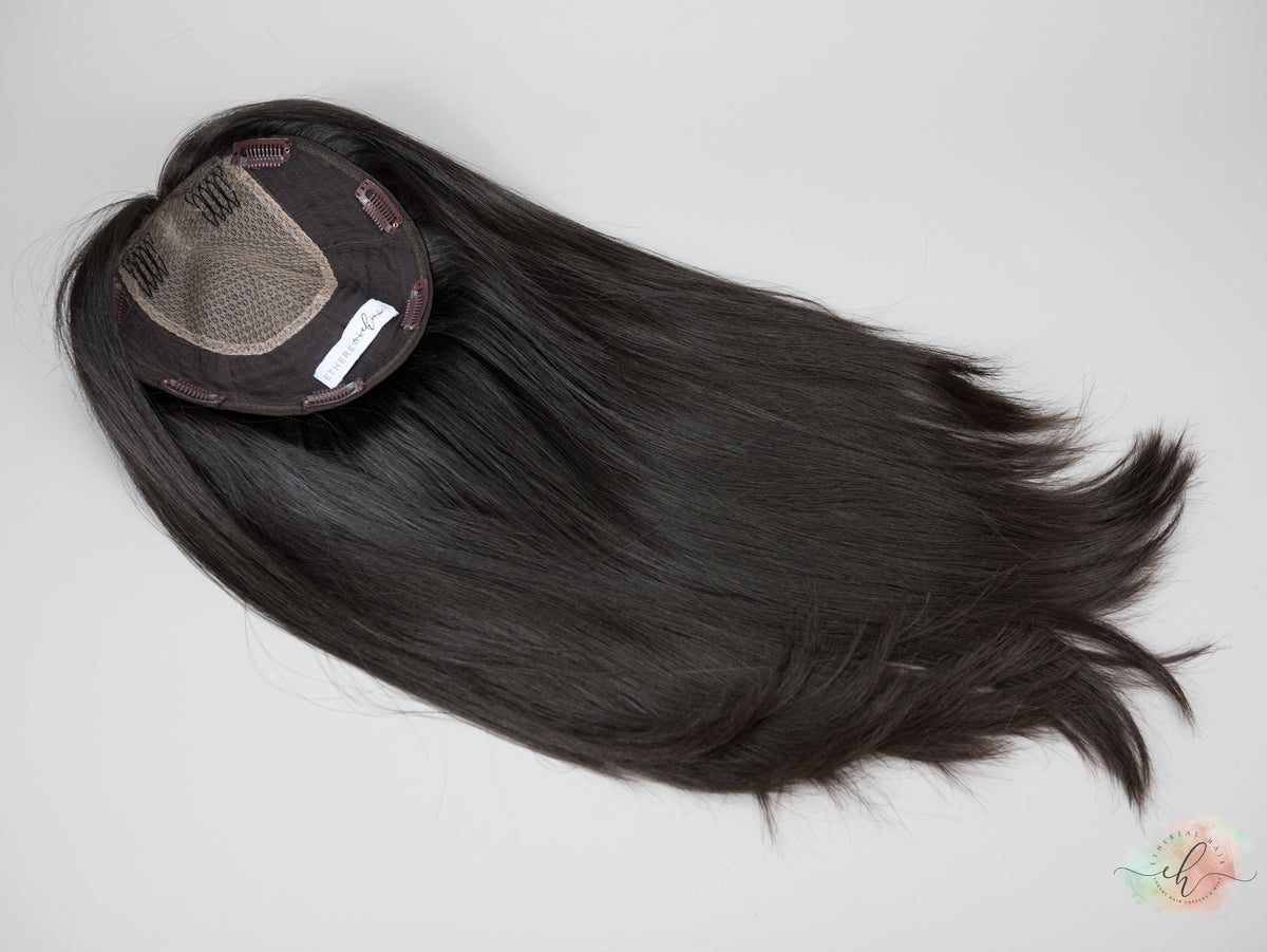 “RHIANNON" Premium Topper: Closed Lace Top, 8x8, 20-21"