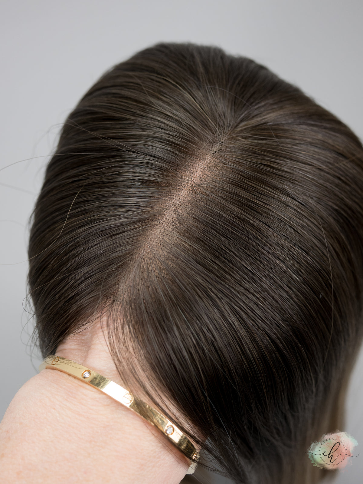 “TIANA LT ROOT" Premium Topper: Closed Lace Top, 8x8, 16"