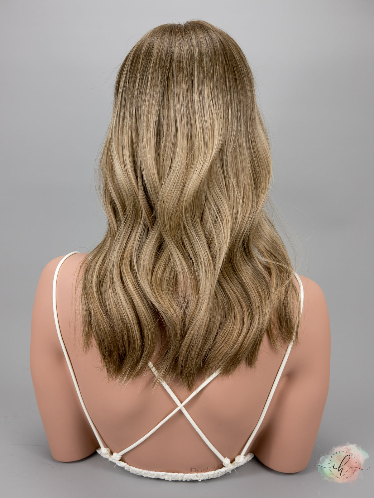 “SLOANE" Premium Topper: Closed Lace Top, 8x8, 16-17"