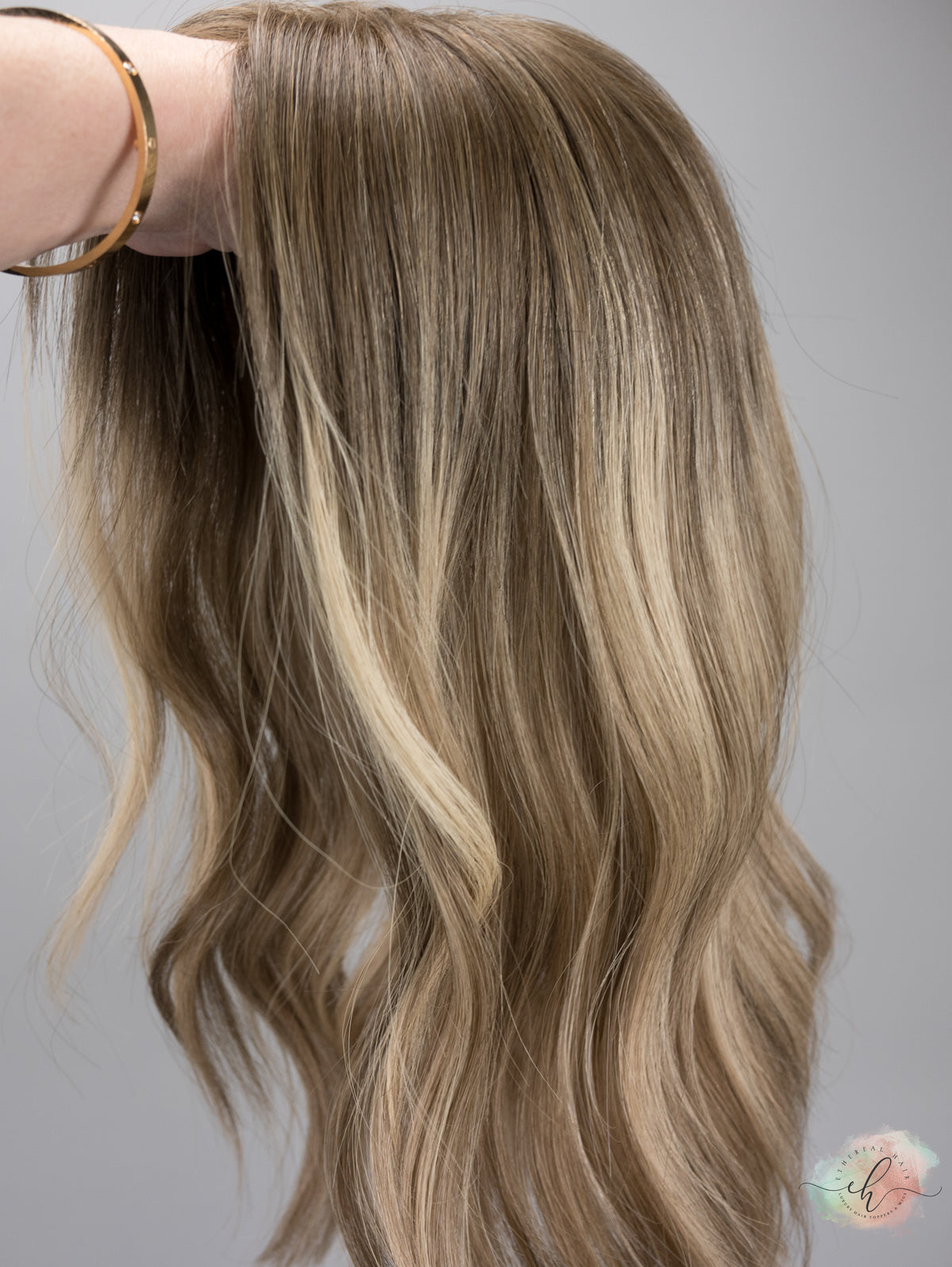 “SLOANE" Premium Topper: Closed Lace Top, 8x8, 16-17"