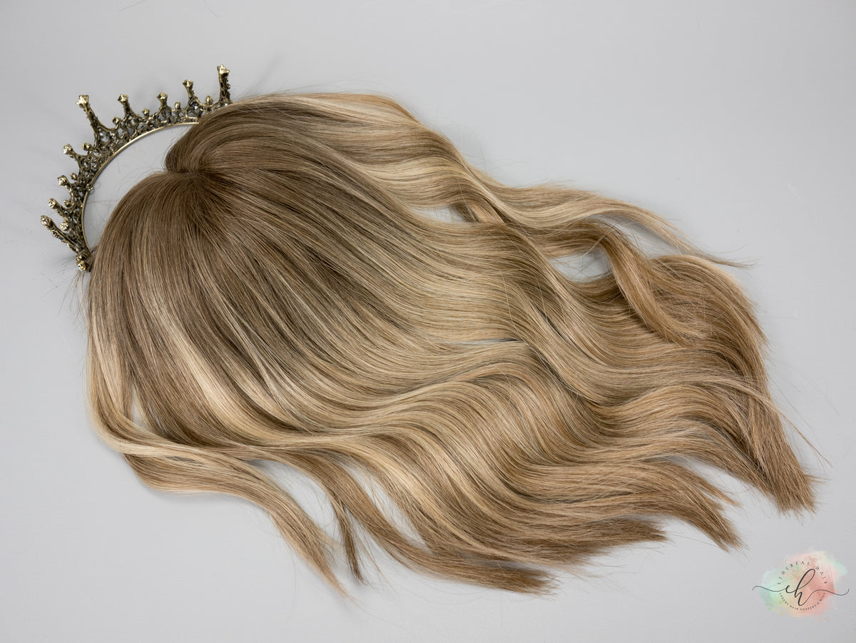 “SLOANE" Premium Topper: Closed Lace Top, 8x8, 16-17"