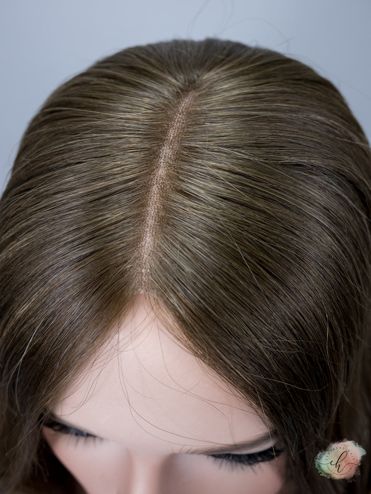 “INDIGO" Premium Topper: Closed Lace Top, 7x7, 21-22"