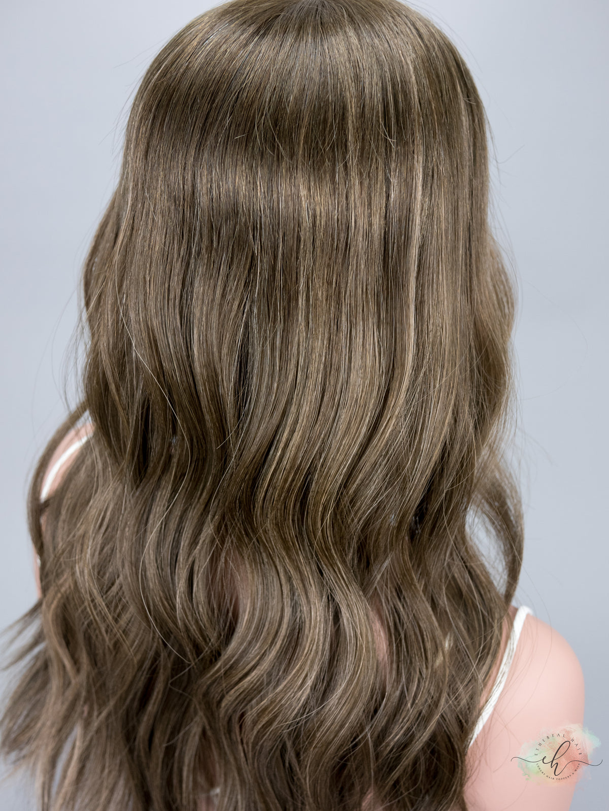 “INDIGO" Premium Topper: Closed Lace Top, 7x7, 21-22"