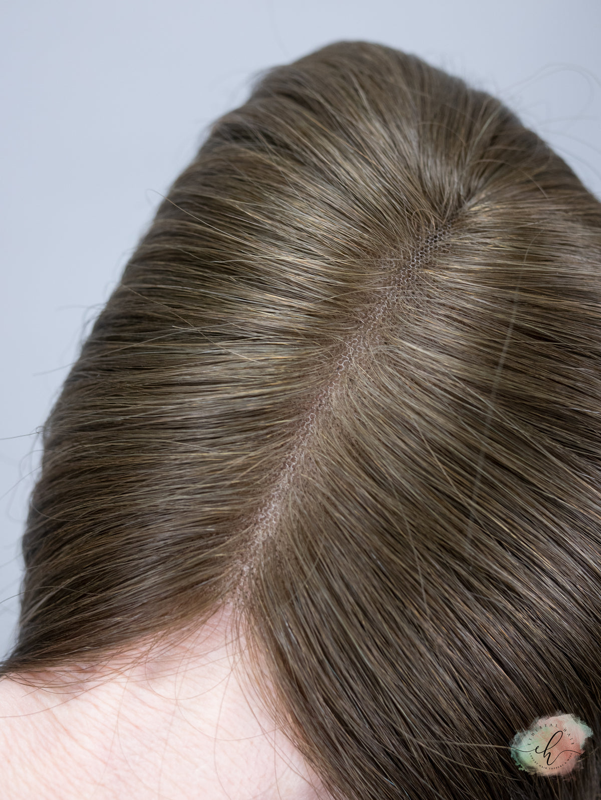 “INDIGO" Premium Topper: Closed Lace Top, 7x7, 21-22"