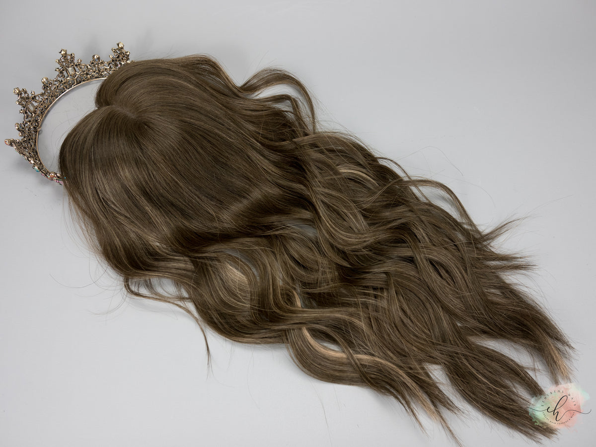 “INDIGO" Premium Topper: Closed Lace Top, 7x7, 21-22"