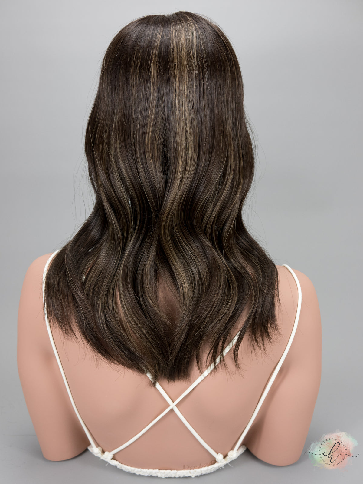 “NOLA" Premium Topper: Closed Lace Top, 7x7, 17-18"