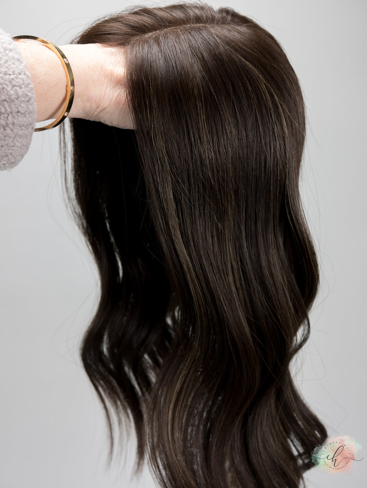 “NOLA" Premium Topper: Closed Lace Top, 7x7, 17-18"