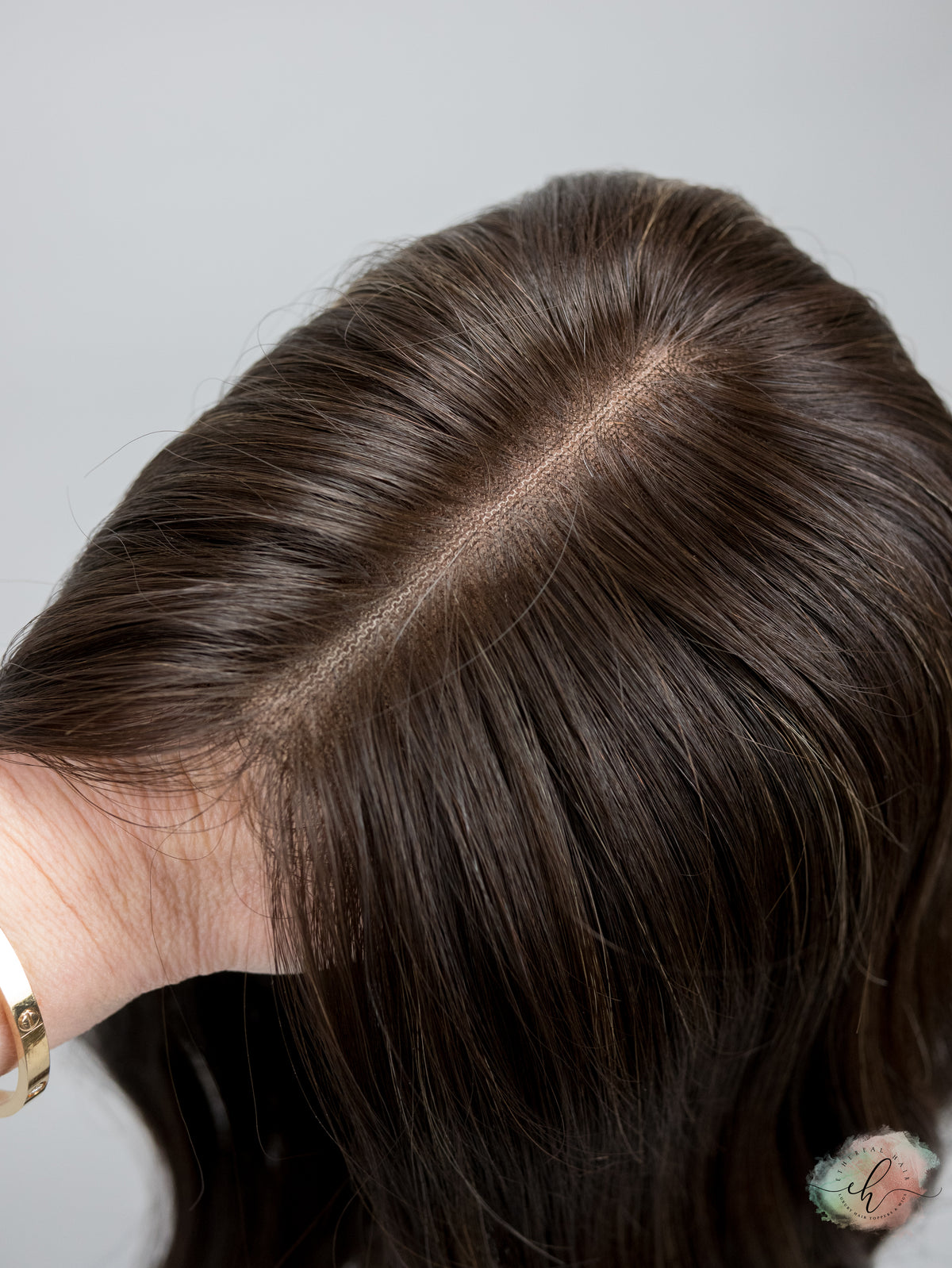 “NOLA" Premium Topper: Closed Lace Top, 7x7, 17-18"