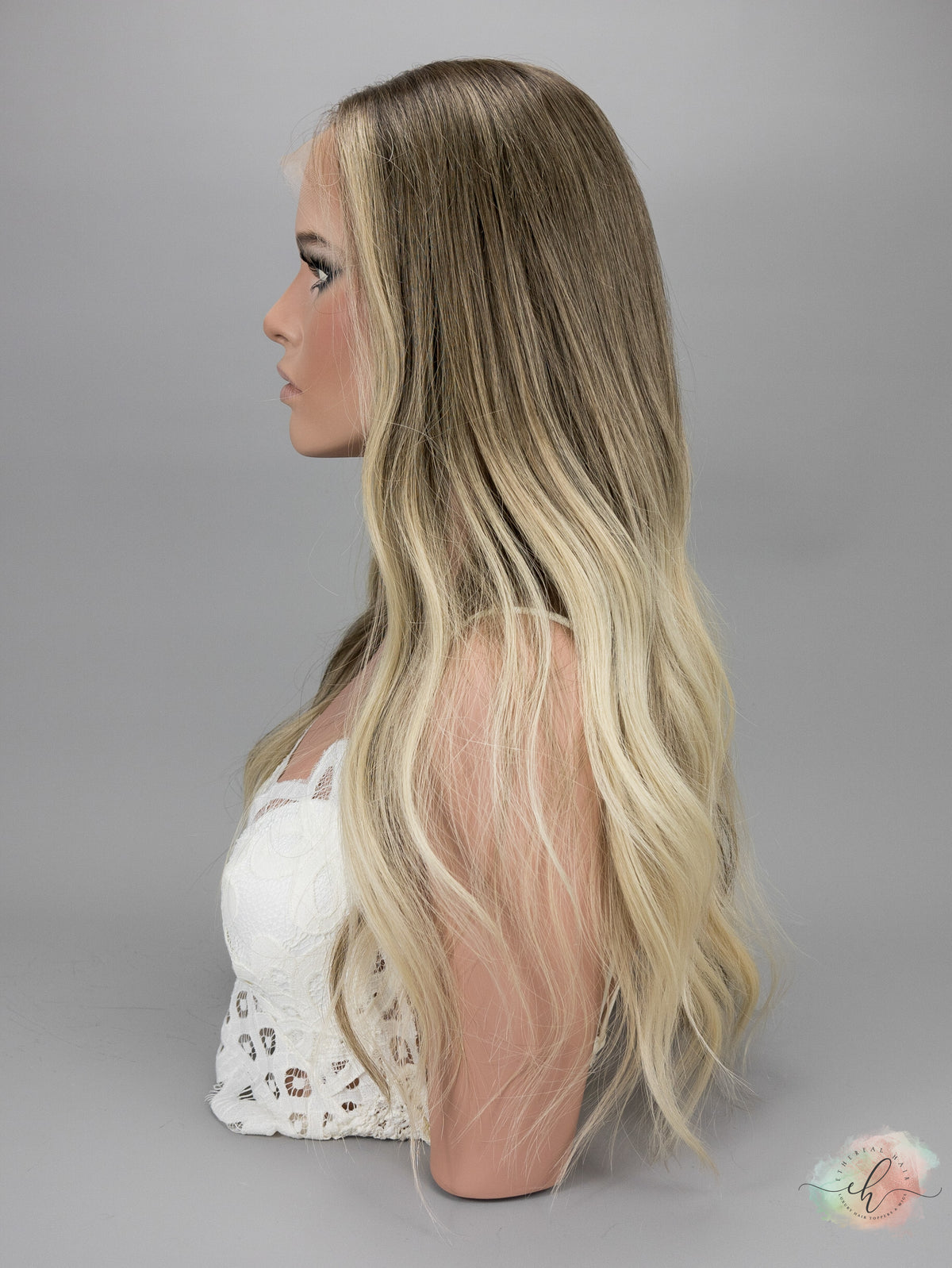 SAMPLE SALE “AMALFI" Essentials Wig: Lace Top, Sz. XS, 25-26"