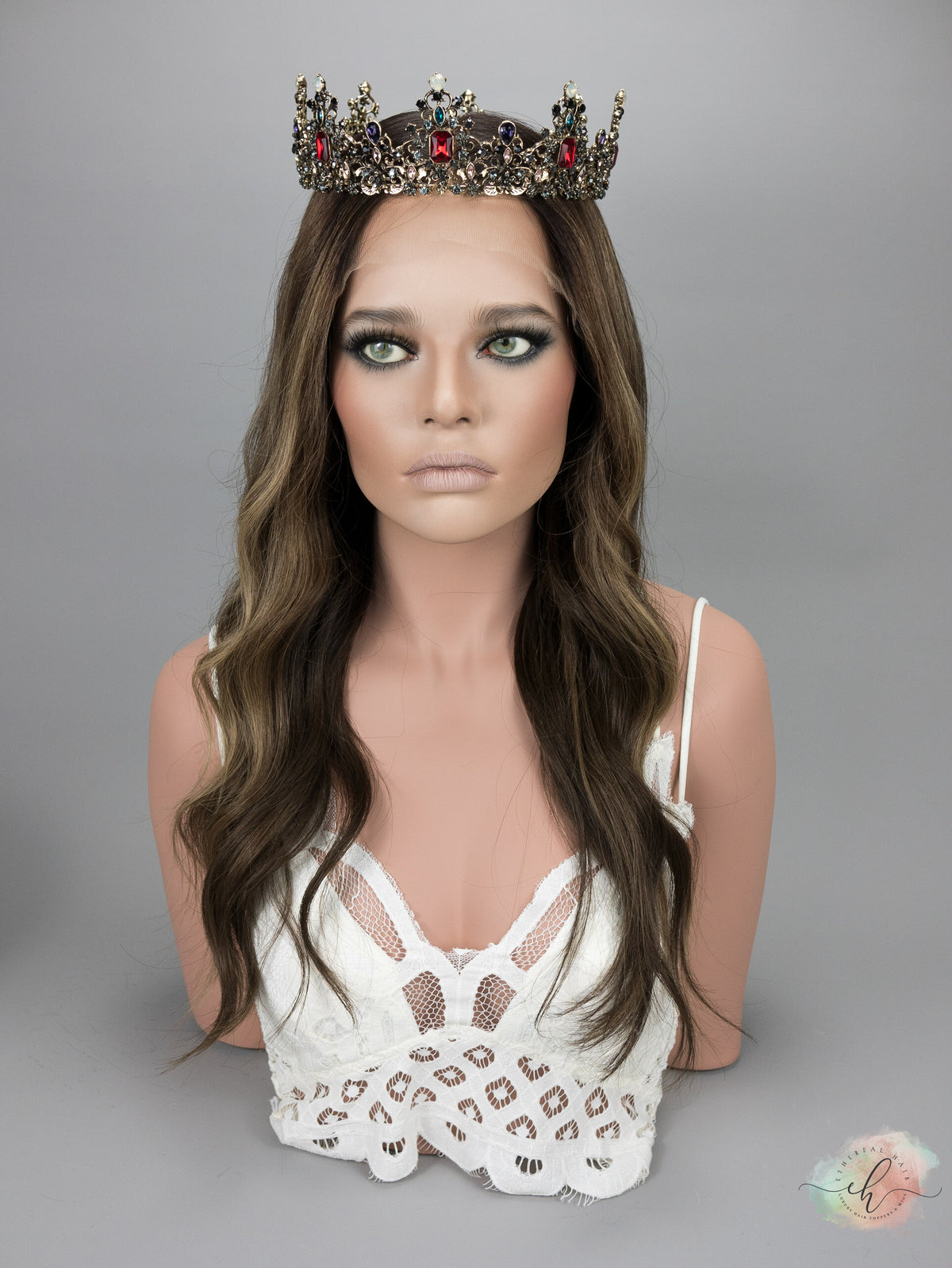 SAMPLE SALE “GENEVA" Essentials Wig: Lace Top, Sz. S, 24"