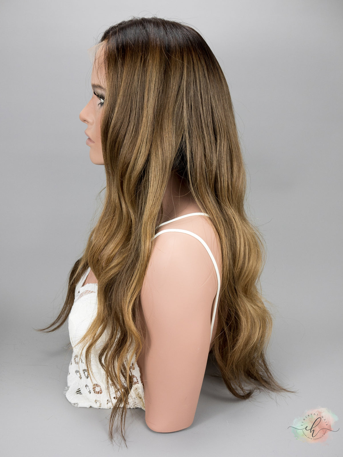 SAMPLE SALE “CHARLESTON" Essentials Wig: Lace Top, Sz. M, 26"