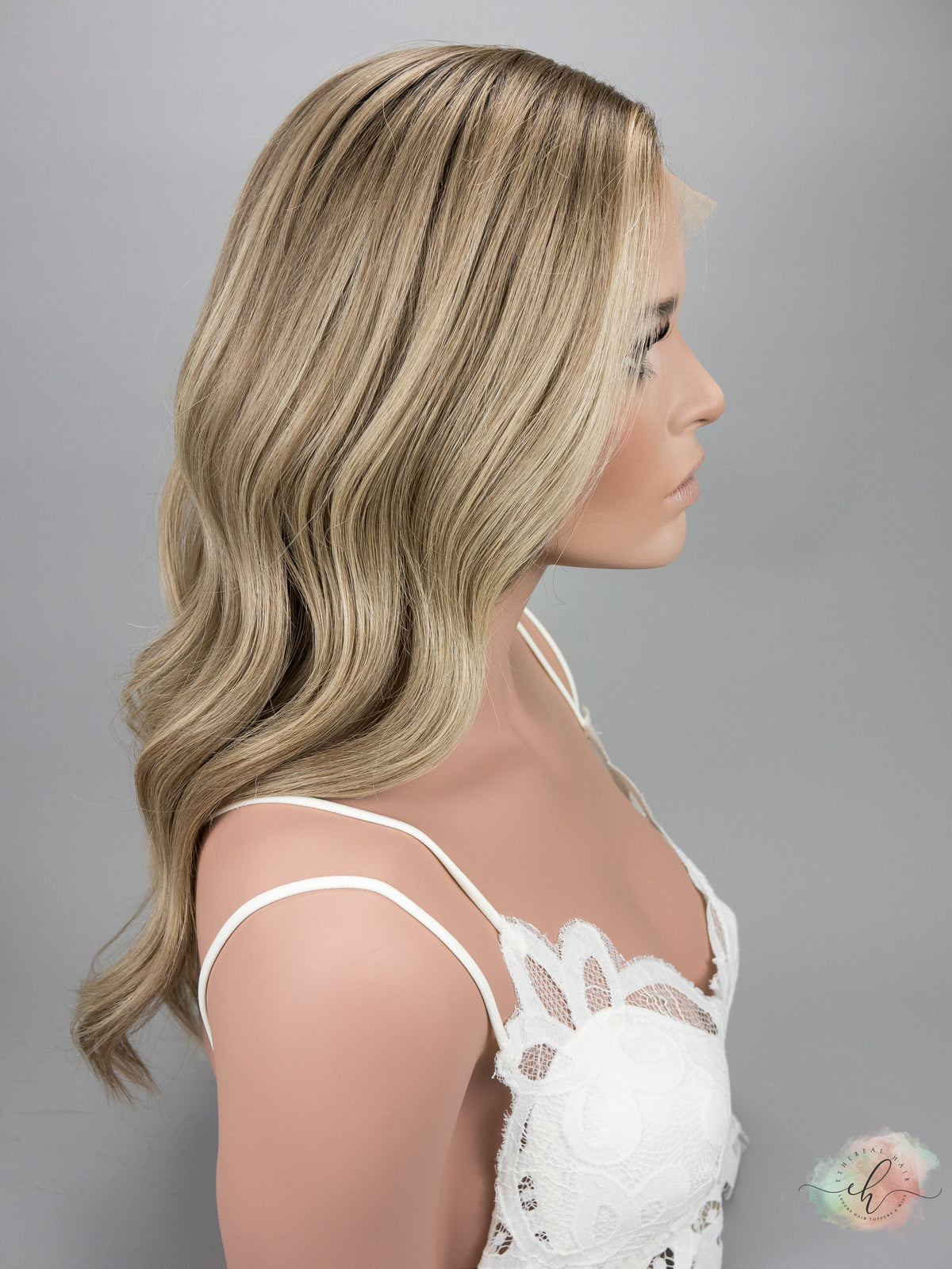 SAMPLE SALE “MELBOURNE" Essentials Wig: Lace Top, Sz. S, 21"