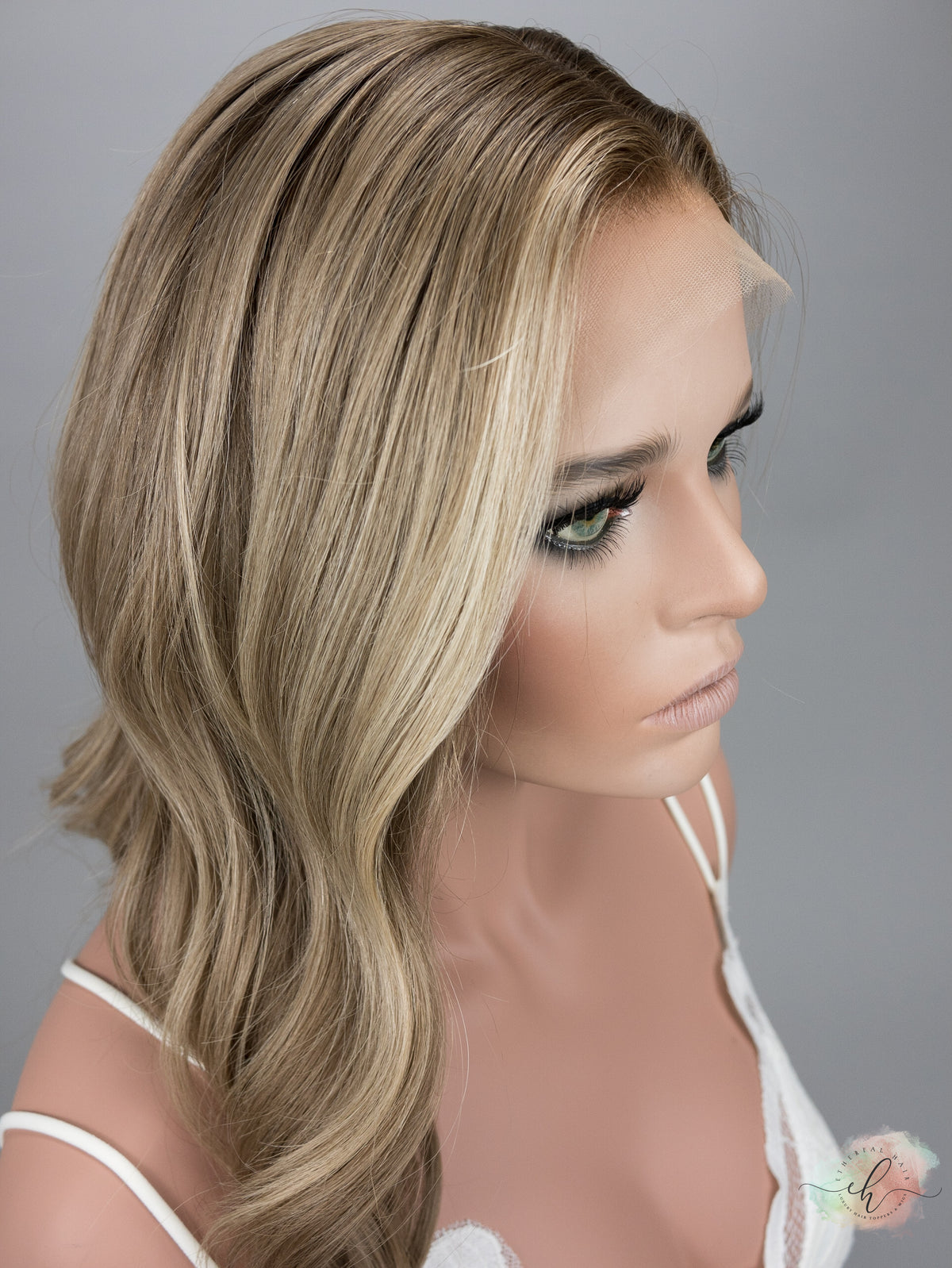 SAMPLE SALE “MELBOURNE" Essentials Wig: Lace Top, Sz. S, 21"