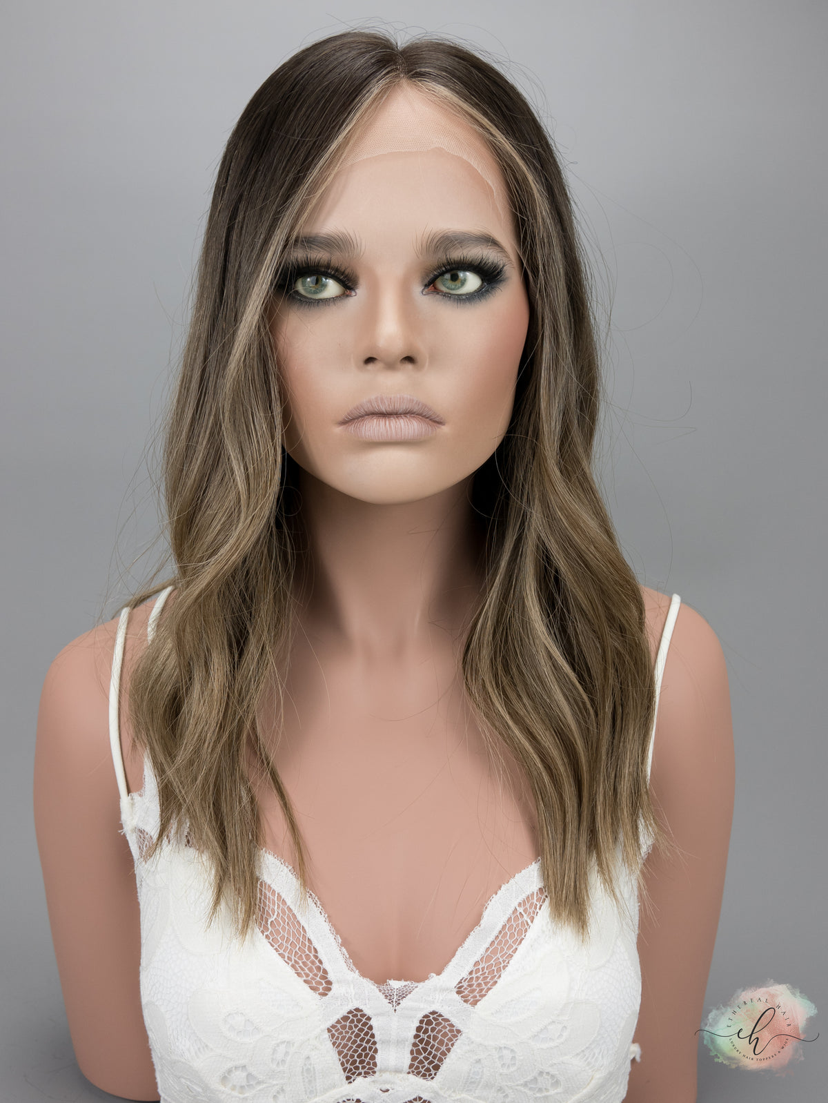 “TIANA" Premium Wig: Lace Top, Sz. S, 18-19"