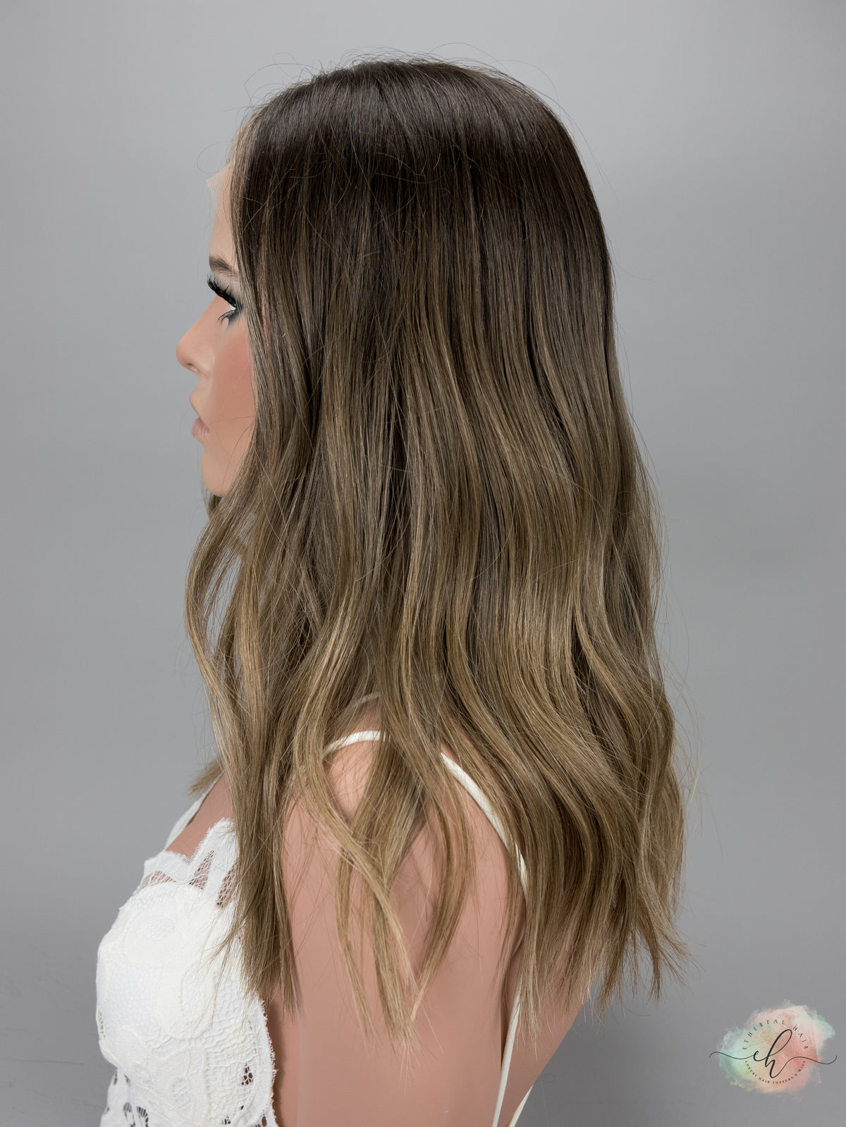 “TIANA" Premium Wig: Lace Top, Sz. S, 18-19"